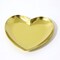 Generic Jewelry Tray Heart Shape Smooth Edge Stainless Steel Jewelry Display Tray for Home